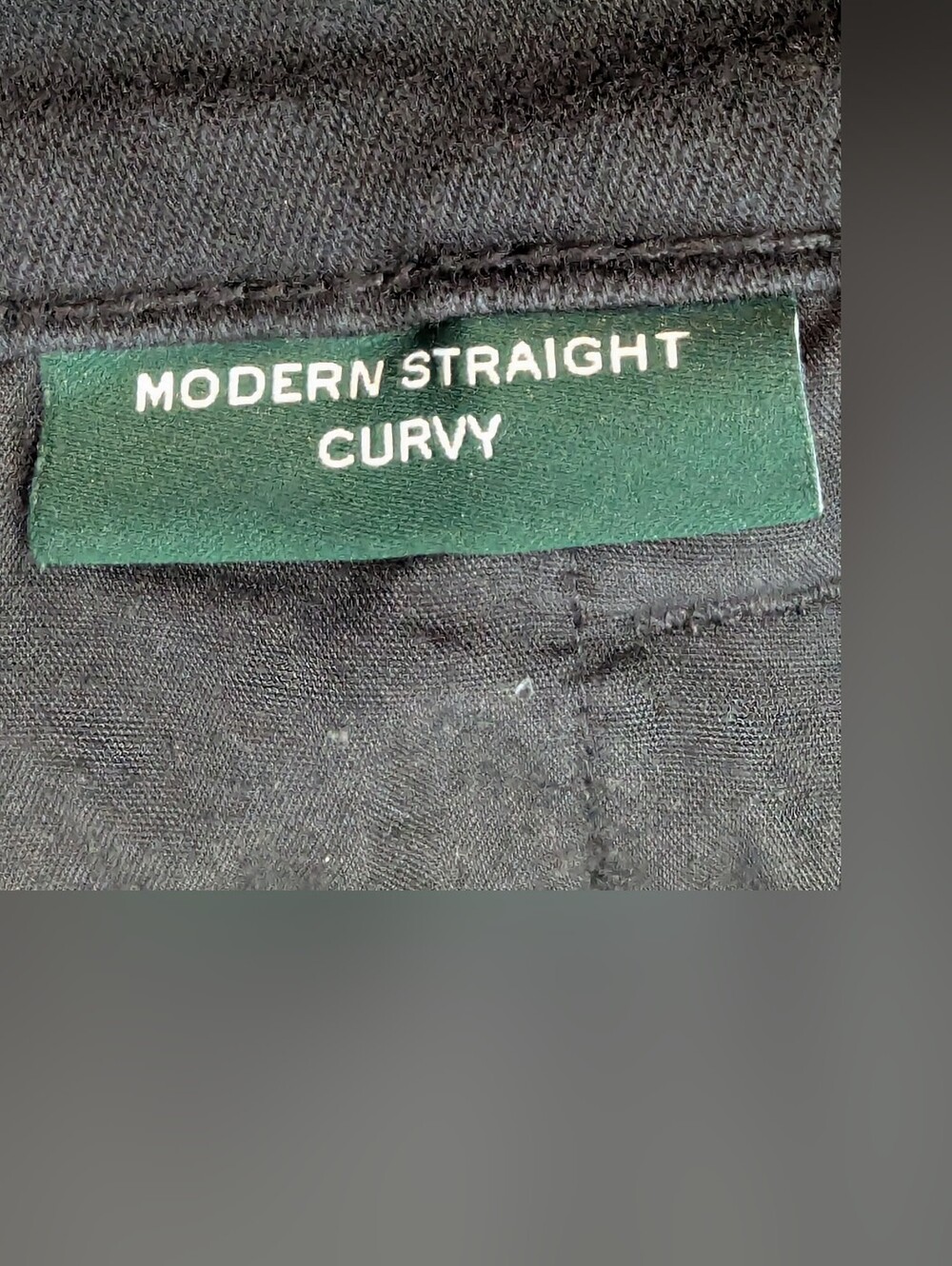 Lauren Ralph Lauren Sz 10 Modern Straight Curvy Black Jeans - Picture 5 of 12